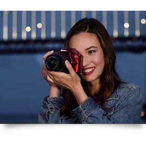 Nikon D3400 DSLR Camera (Body with D-ZOOM KIT: AF-P DX NIKKOR 18-55mm f/3.5-5.6G VR + AF-P DX NIKKOR 70-300mm f/4.5-6.3G ED VR)