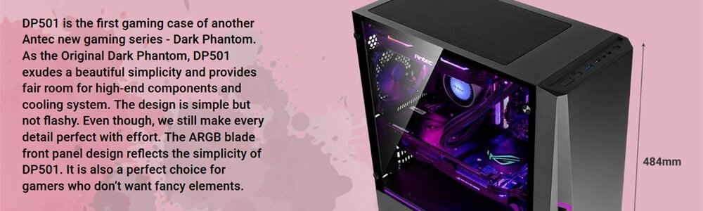 Antec DP501 Mid Tower Gaming Cabinet