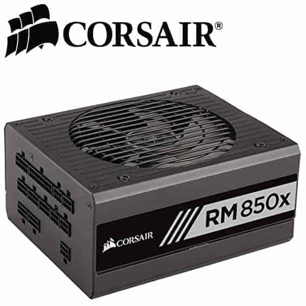 Corsair RMx Series, RM850x, 850W, Fully Modular Power Supply, 80+ Gold Certified, 10 year