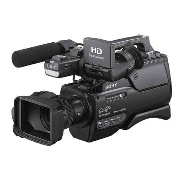 Sony HXR-MC2500 Shoulder Mount AVCHD Camcorder, The HXR-MC2500 provides a professional look and shooting style which is ideal for weddings, corporate communications or education facilities. While light and easily portable, its full Shoulder Mount design means your clients immediately know you mean business. Workflow flexibility is enhanced by the ability to record,