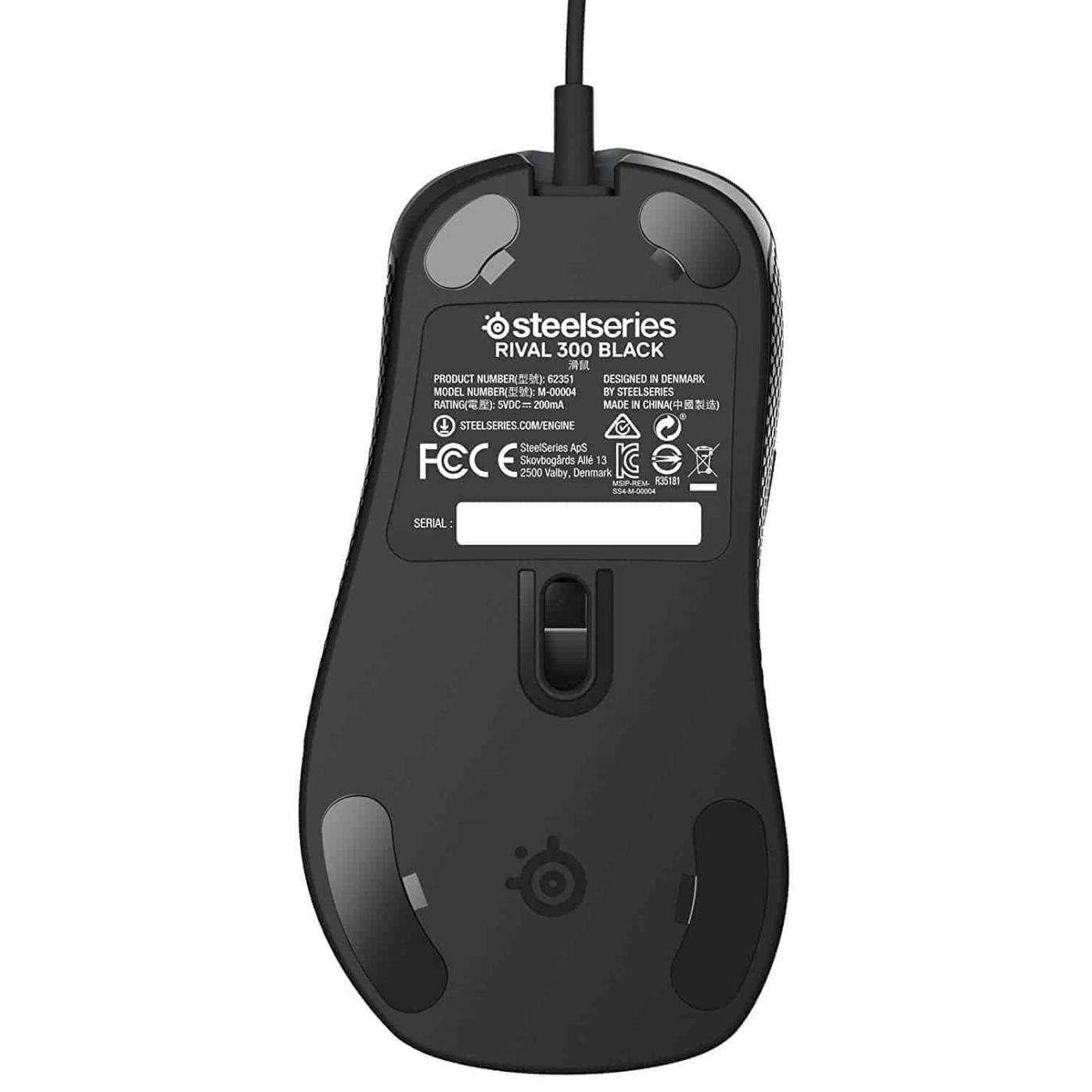 SteelSeries Rival 300 Gaming Mouse, Kartmy