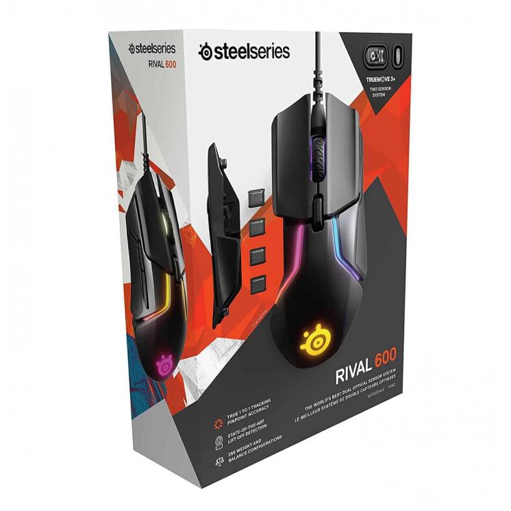SteelSeries Rival 600 Gaming Mouse, Kartmy
