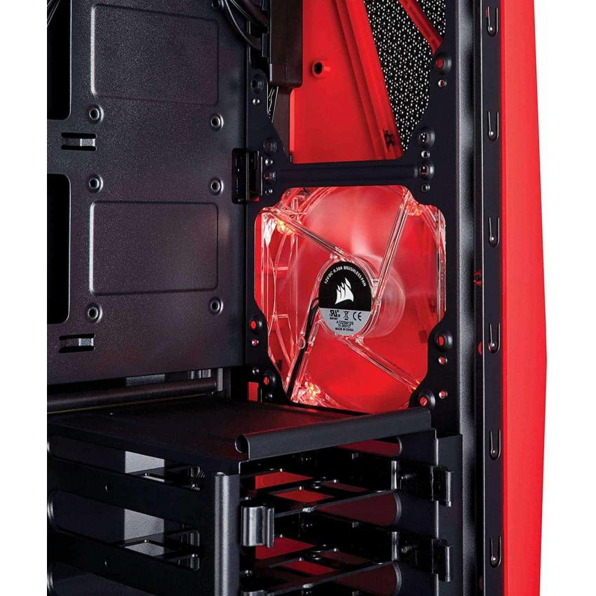 The Carbide Series SPEC-04's angular, hard-edged exterior combined with excellent cooling potential adds bold styling with ease of assembly, , Check out Corsair Carbide Series SPEC-04 Tempered Glass Mid-Tower Gaming Cases ... Components; ›; Computer Cases; ›; Corsair Tempered Glass Cabinet., Home; >Computer Cabinets>Gaming Cabinet>Corsair Carbide Series SPEC-04 Mid-Tower Tempered Glass Gaming Case - Black And Red (CC-9011117-WW)