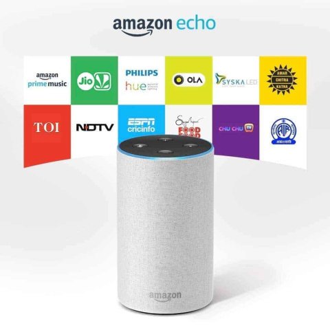 Amazon Echo - Smart speaker with Alexa | Powered by Dolby – White