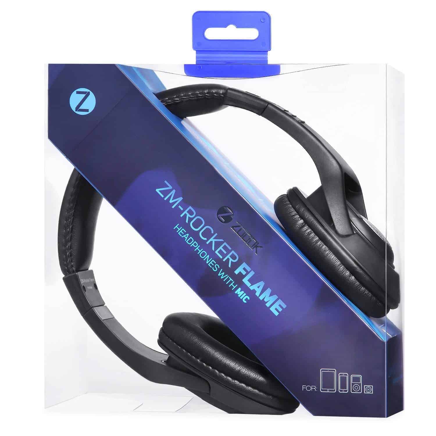 Buy Zoook Rocker ZKZMRockerflam Headphone With Mic (Black) At Best Price In India KARTMY