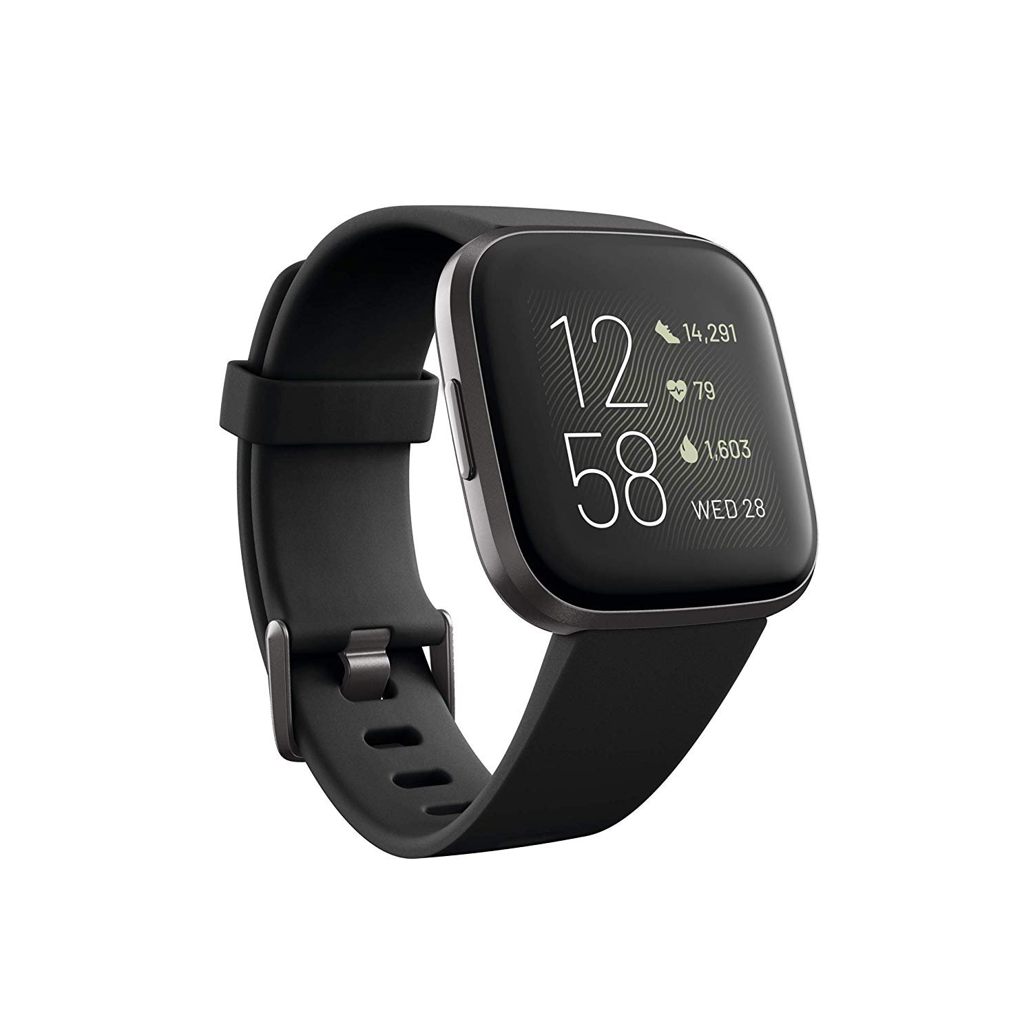 Fitbit Versa 2 Smartwatch (Black/Carbon 