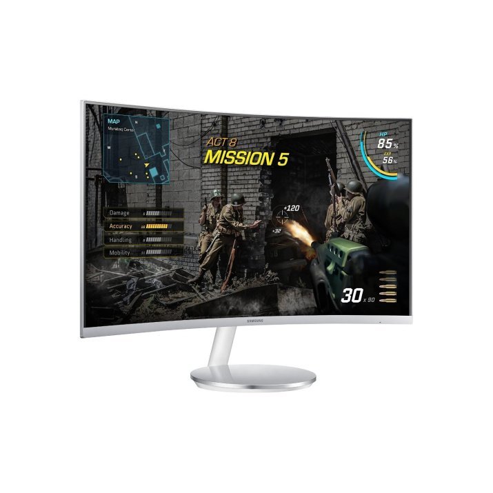 Samsung 27 inch (68.6 cm) Curved Bezel Less LED Backlit Computer Monitor LC27F591FDWXXL
