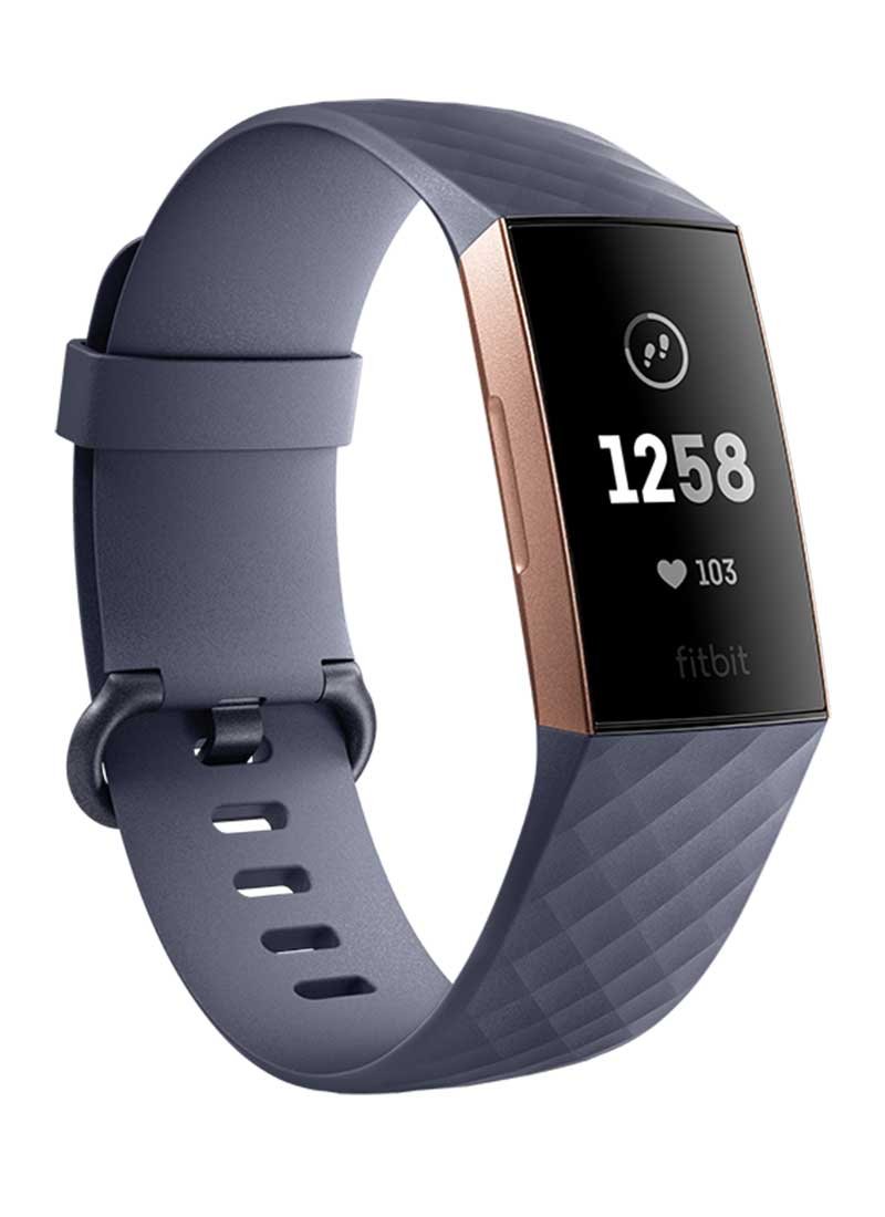 fitbit charge 3 connected gps is running