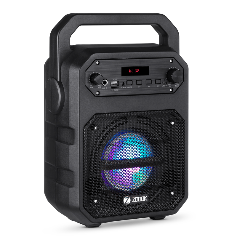 Buy Zoook Rocker Thunder 20 Watts Bluetooth Speaker With Karaoke Mic/TF
