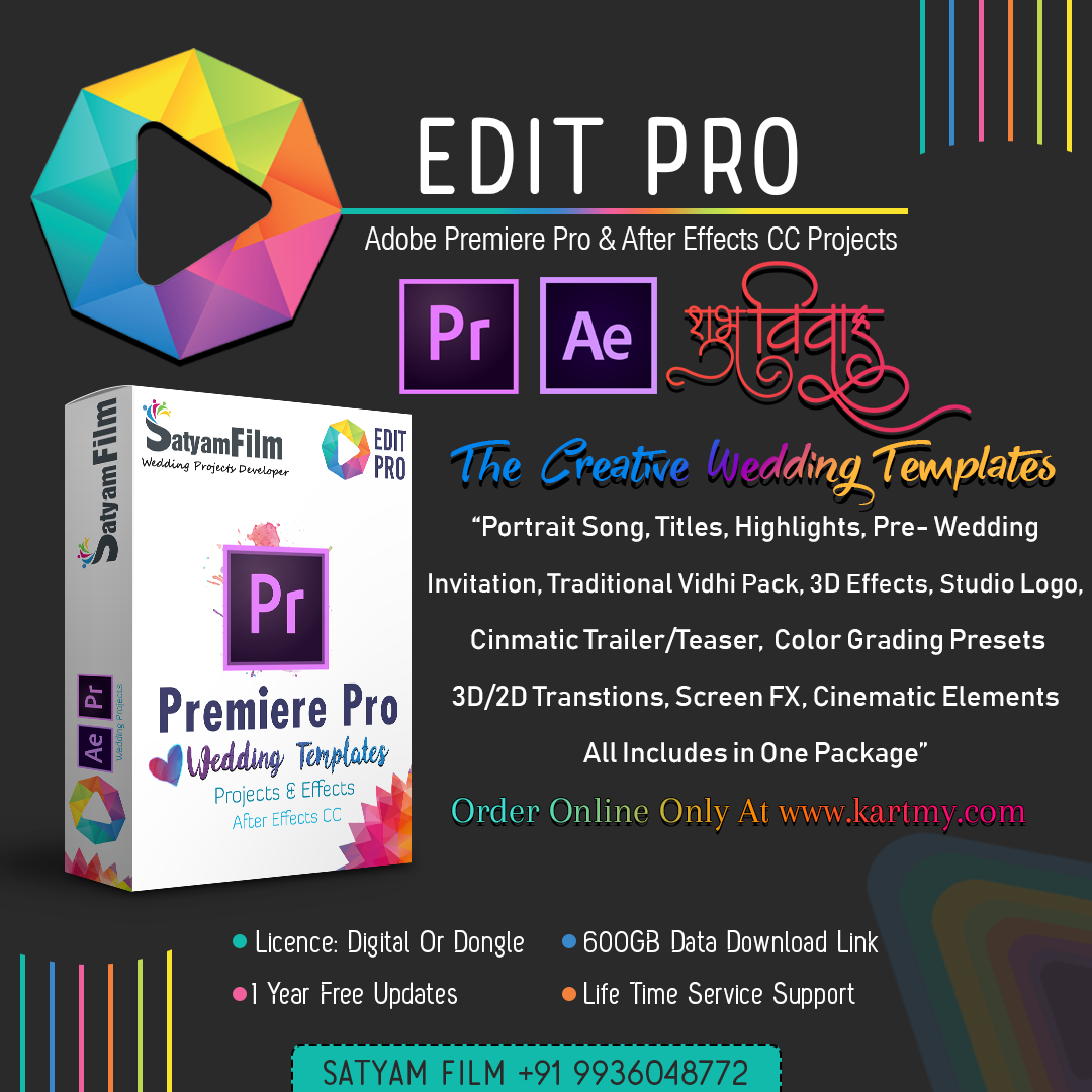 Premiere Pro And After Effects CC Wedding Templates & Effects