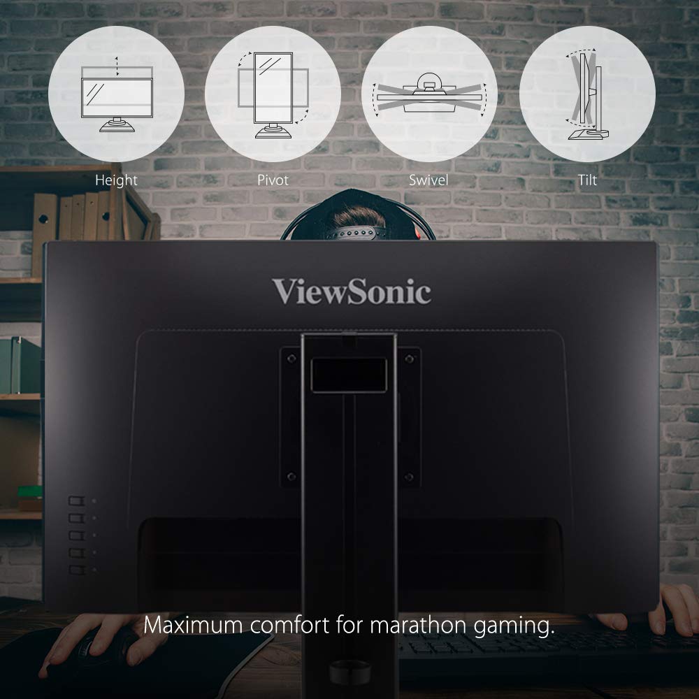 ViewSonic 24 Inch XG2405 Full HD IPS Display Frameless Gaming Monitor, Refresh Rate 144Hz