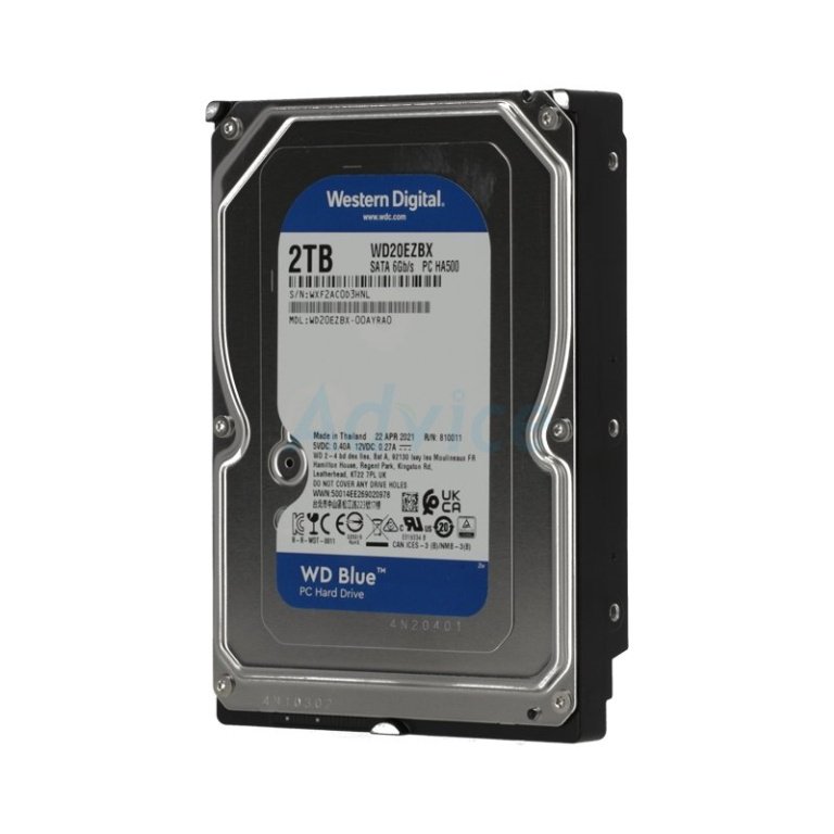 Western Digital Blue 2TB 7200 RPM Desktop HDD